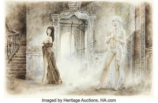 Luis Royo Las Salas del Vacío Painting Original Art (Norma Editorial, 2011). | Heritage
