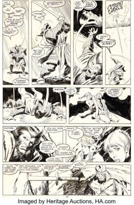 John Buscema and Al Williamson Wolverine #3 Story Page 29 Original Art (Marvel, 1989). | Heritage
