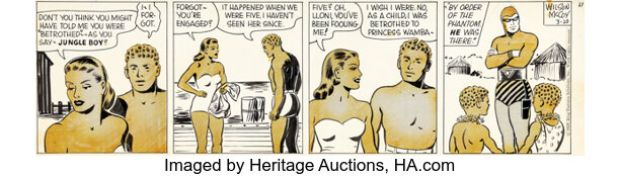 Wilson McCoy The Phantom Daily Comic Strip Original Art dated 3-20-59 (King Features Syndicate, 1959). | Heritage
