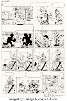 Don Rosa Walt Disney Giant #1 Uncle Scrooge Story Page 18 Original Art (Gladstone, 1995). (Total: 2 Items) | Heritage