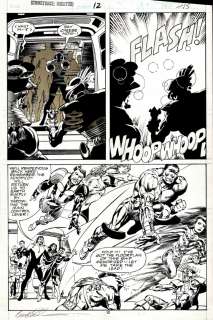 Scott Williams Brent Anderson - strikeforce: morituri #12 p 12 semi-splash (entire team! ) 1987