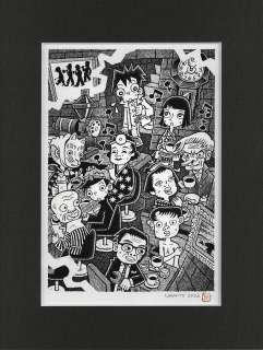 Naoto Yamakawa’s hand-drawn illustration "Coffee House Screw Style" | Mandarake (Big Web)