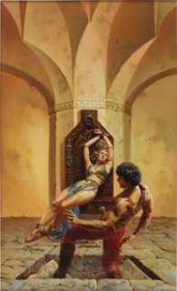 Rowena Morrill - "The Shape Changer" Paperback Cover Painting Original Art (Ace Books, 1981). The - | Heritage