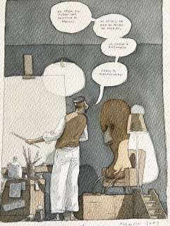 MARCO CORONA - Original page for "L‘ombra di Walt". Vol. 1. Cm. 21,5x29. Signed. Mint. Code 757.