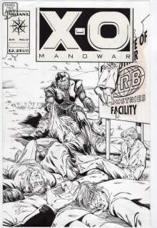 Bob Layton Jim Calafiore - X-O Manowar 17 Cover