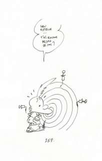 Zep. Dessin original dédicacé Titeuf | BDEnchères