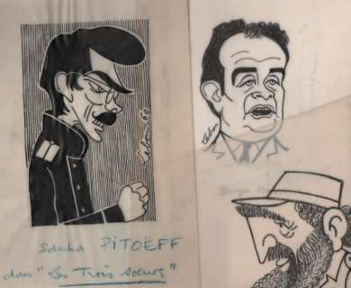 Ensemble de dessins de presse par LEBON. Lot de plus de 60 dessins pour | Tessier Sarrou