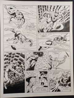 Autore Non Reperito - 1 Original page - Supergulp! - L’Uomo Ragno Alla Mercé del Gufo - 1978 | Catawiki