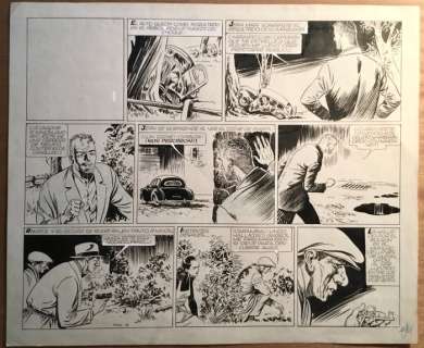 Breccia, Alberto - 1 Original drawing - El Vengador - (années 1940) | Catawiki