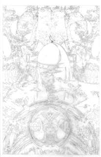 Tim Bradstreet | Tim Bradstreet, Jla - Black Baptism #4 Cover | ComicArtFans Classifieds