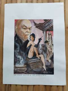 Charles, Jean-François - 1 Original colour drawing - Bob Morane, hommage à Miss Ylang Ylang - 2021 | Catawiki
