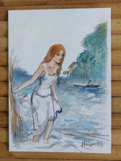 Charles, Jean-François - 1 Original colour drawing - Le Chemin du Roi - Etude de couverture - 2017 | Catawiki