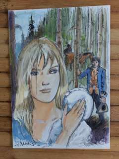 Charles, Jean-François - 1 Original colour drawing - Les Pionniers du Nouveau Monde T18 - Le Grand rendez-vous - 2011 | Catawiki