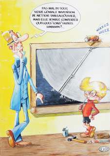 Jacques Devos | Génial Olivier Couverture originale en couleurs directes | Septimus