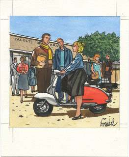 Loustal | Illustration Ã  l’encre de Chine et Ã … | Millon