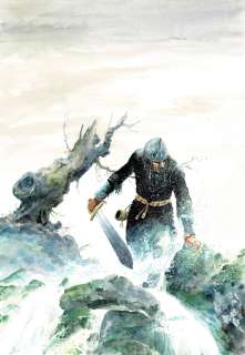 William Vance | Ramiro, L’intégrale, couverture originale à la gouache et à l’aquarelle pour cet album paru en 2010 chez Dargaud. | Septimus