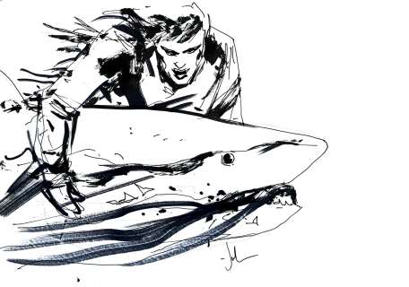 Jock | Zombie - Mondo poster concept sketch (2) | Art of Jock