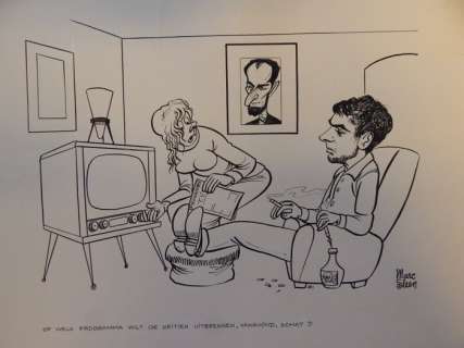 Sleen, Marc - 1 Original drawing - Kritiek uitbrengen - (jaren 1960) | Catawiki