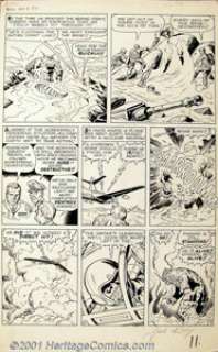 Jack Kirby - Original Art for Amazing Adventures #6, page 9 (Marvel, 1961). An excellent page from the glory - | Heritage