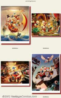 Complete Barks Collection Carl Barks - Color Lithographs  (Another Rainbow, 1990). This set of Carl Barks prints - | Heritage