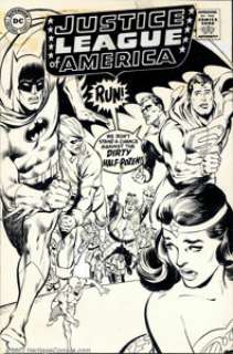 Neal Adams - Original Cover Art for Justice League of America #66 (DC, 1968). This is one of Adams’ earlier covers - | Heritage