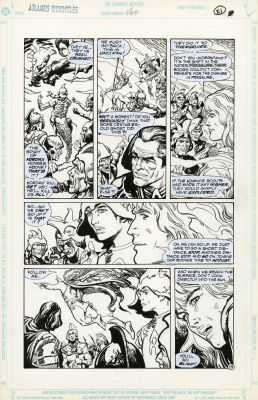 Esteban Maroto | The Atlantis Chronicles n.6 p.21 (DC) | Pop Art Collector