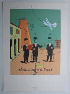 Meulen, Ever - 1 Offset Print - Hommage à trois - 1986 | Catawiki