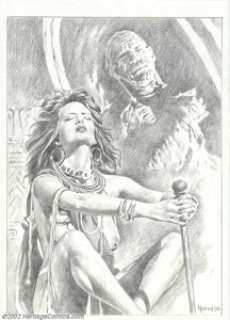 Maren - Original Illustration, "The Mummy’s Queen" (1998). 3,000 years doesn’t seem like such a long - | Heritage