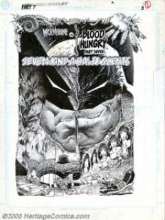 Sam Kieth - Original Art for Marvel Comics Presents #91, Complete 8-Page Story, "Blood Hungry, Part Seven: - | Heritage