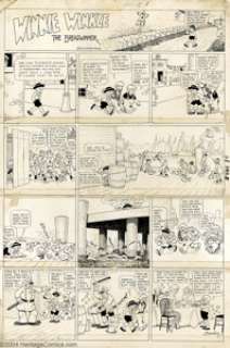 Martin Branner - Original Comic Strip Art for Winnie Winkle Sunday dated 6-1-24 (Chicago Tribune, 1924). One of - | Heritage