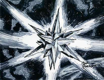 MARK ROMANOSKI COLDSTEEL HEART Issue #136 Preliminary Sketch | ComicConnect