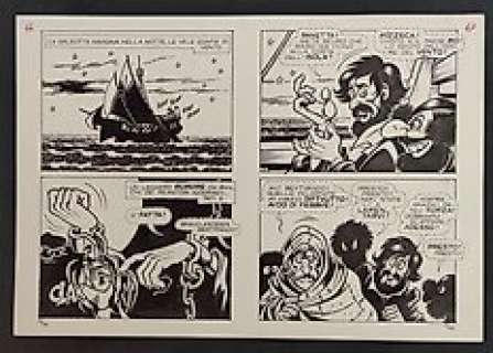 Magnus, Romanini - 2 Original page - La Compagnia della Forca - La Traversata Maledetta - 1978 | Catawiki