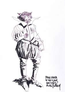 Juillard | Illustration de grand format au feutre… | Millon