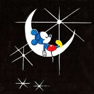 Tony Fernandez - Mickey Mouse Inspired By Joan Miro’s "Le Perroquet" (1937) - Original Painting | Catawiki