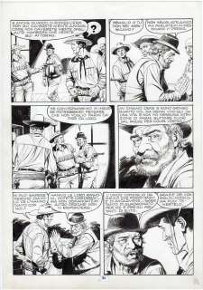 Claudio Villa - Tavola originale per Tex 328 â€˜Il mulino abbandonato‘