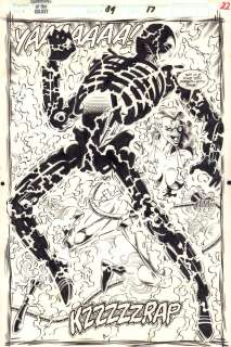 Kevin West, Steve Montano - Guardians of the Galaxy #39 P.17 / 22 - Rancor Vs. Doctor Doom (In Wolverine‘s Skeleton) Action 100% Splash - 1993