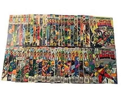 Captain Marvel (1968 Series) # 1 - 62 Near Complete Series! - (Missing Issues # 14, 15, 17, 18, 19, 20 & 25) Rare 1st Issue! Multiple early Thanos appearances - 55 Comic - EO - 1968/1979 | Catawiki