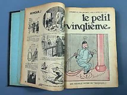 Tintin - Le Petit Vingtième - 1935 - Année complète - Reliure amateur - 1 Album | Catawiki