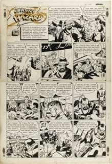 Frank Robbins - Johnny Hazard Sunday Comic Strip Original Art, dated 12-16-45 (King Features Syndicate, 1945). - | Heritage