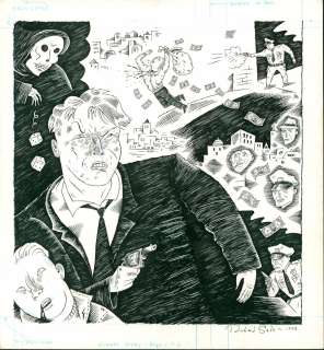 Richard Sala - Blab! Original Art Splash Issue 5 Page 118-119