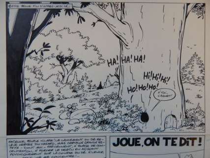 Walli - 1 Original page - Chlorophylle T14 - p.1 - Le Combat des mages - 1988 | Catawiki