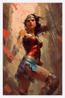 Favialis Dias - Giclée - Wonder Woman | Catawiki