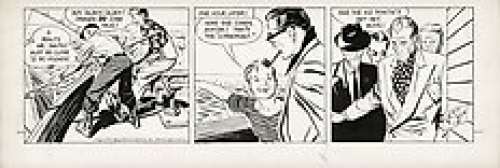 Alex Raymond - Déchirer Kirby - Daily Comic Strip - Hand Signed - Original Art Dated 1-31-51 (King Features Syndicate, 1951) | Catawiki