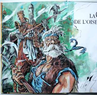 Pontet, Cyril - 1 Original colour drawing - La Quête de l’Oiseau du Temps: le chevalier Bragon - Dédicace en couleurs - 2023 | Catawiki