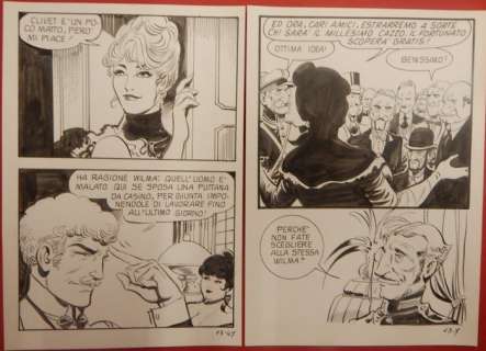 Leone Frollo - 2 Original page - Casino #13 - "La millesima volta" - 1986 | Catawiki