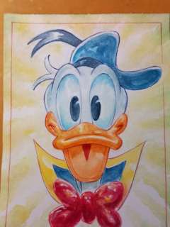 Alessandro Gottardo - 1 Watercolour - Donald Duck - "Il vero Donald Duck" - 2024 | Catawiki
