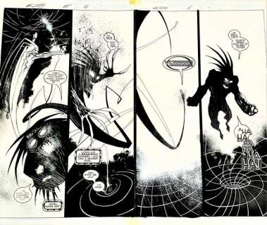 Ashley Wood - 1 Original page - Ghost Rider - Ghost Rider 2099 #25 - 1996