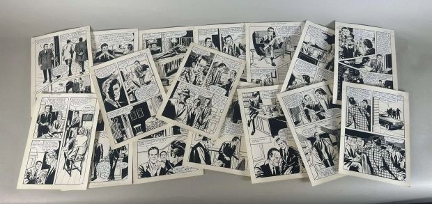 Lot 47 - 16 planches originales en NB du petit format "Coplan" Ed Arédit ?… | misc / divers