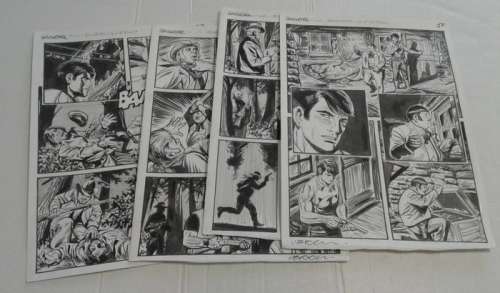 Vercelli, Gino - 4 Original page - Zagor - Maxi n. 52 | Catawiki