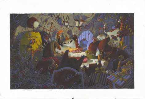 Frédéric Pillot - Illustration originale - Victor, le voleur d‘anniversaire